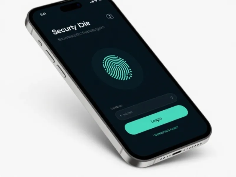 Secure Login Interface